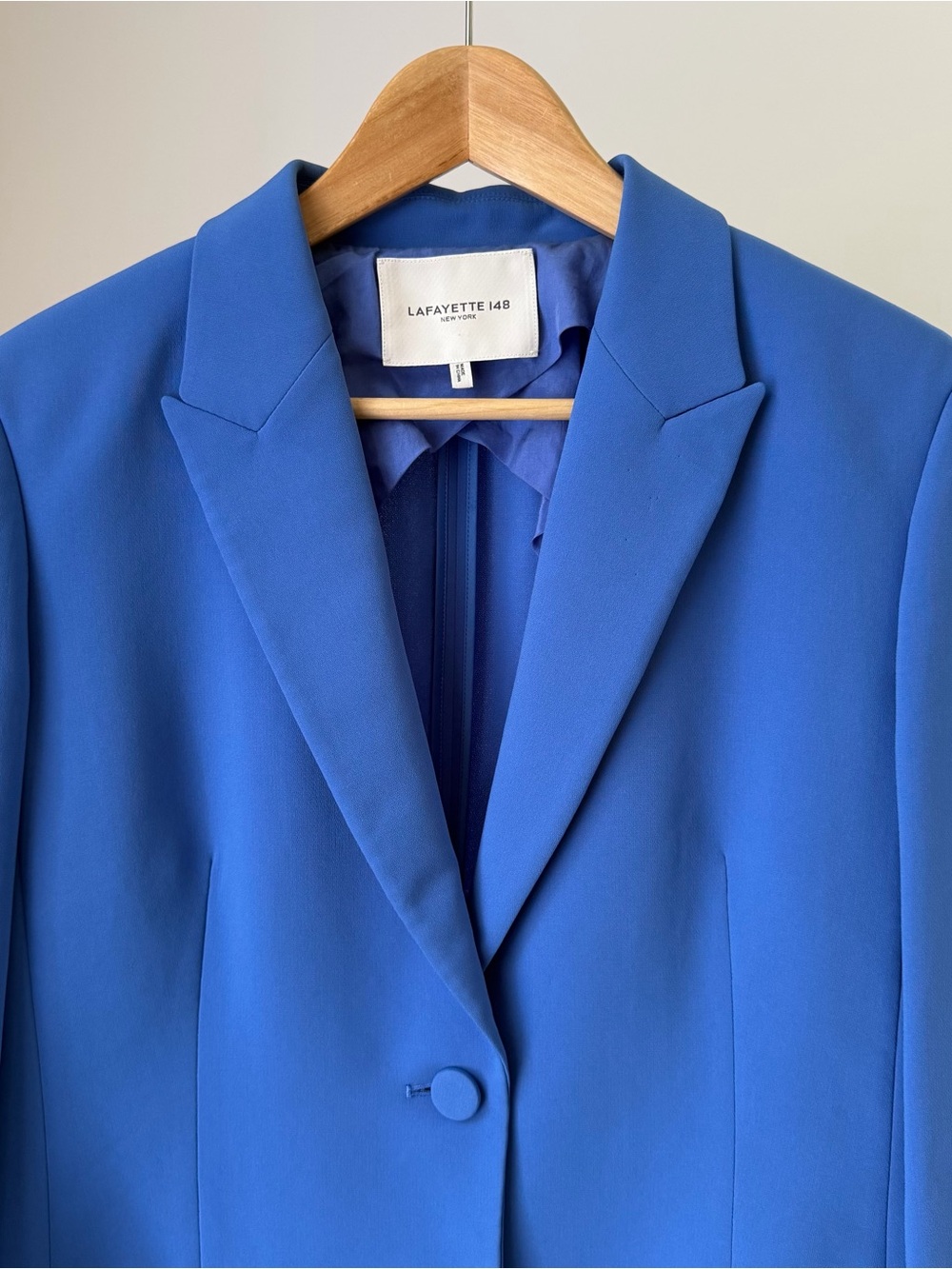 Women's LAFAYETTE 148 Blue Sport Coat Blazer Jacket Size 12 - Picture 2 of 5